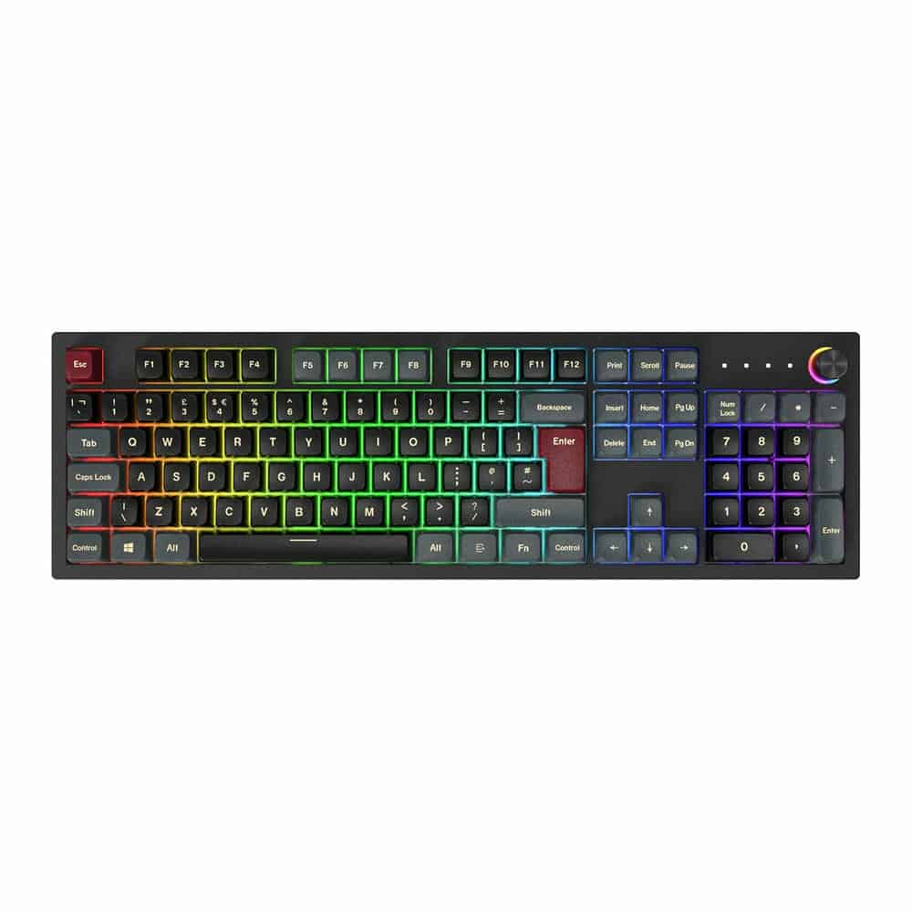 (image for) Montech MKey Darkness Gateron Brown Switch Mechanical Gaming Keyboard